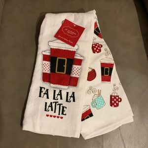 NWT Holiday Kitchen Towels, Set of 2